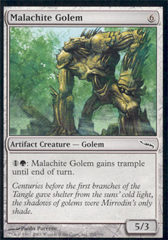 Malachite Golem (Mirrodin) Near Mint