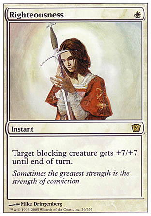 Righteousness (9th Edition) Light Play