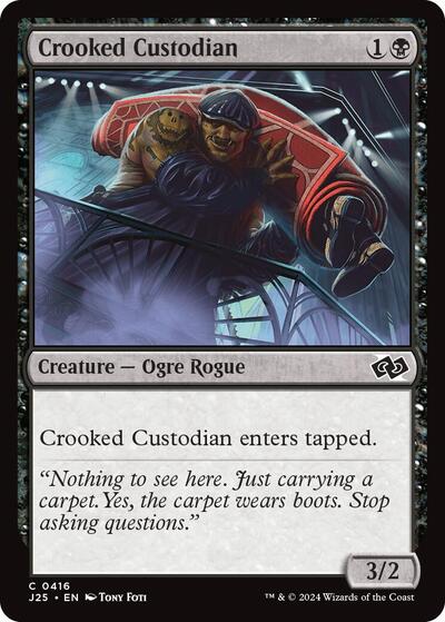 Crooked Custodian (Foundations Jumpstart) Near Mint