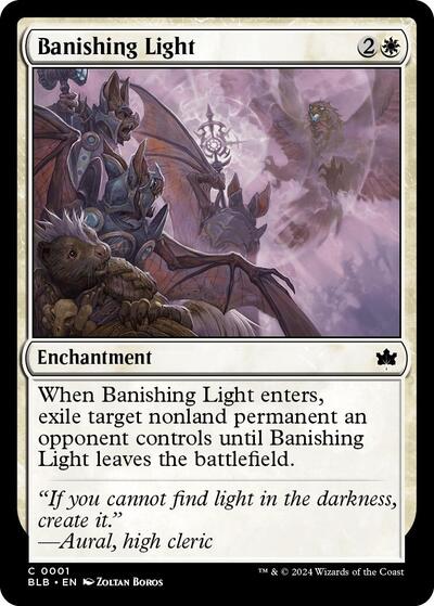 Banishing Light (Bloomburrow) Light Play Foil