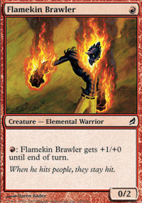 Flamekin Brawler (Lorwyn) Medium Play Foil