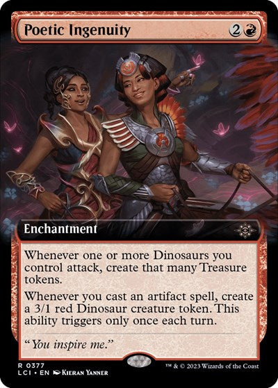 Poetic Ingenuity (Extended Art) (The Lost Caverns of Ixalan) Near Mint