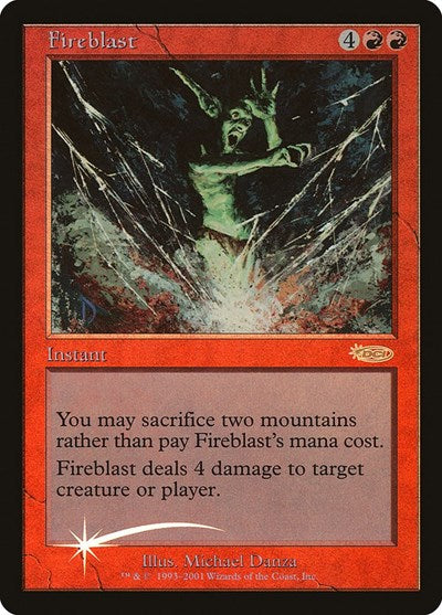 Fireblast (Promos: FNM) Light Play Foil