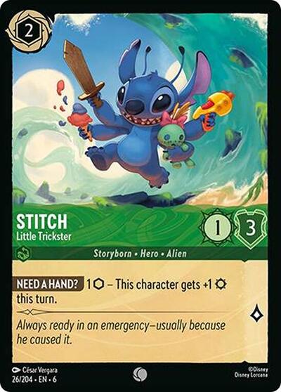 Stitch - Little Trickster (Azurite Sea) Near Mint