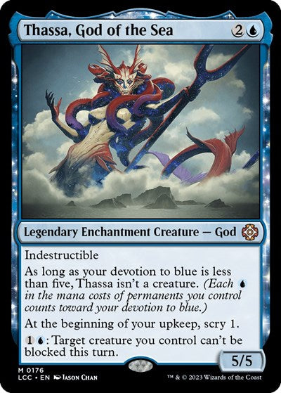 Thassa, God of the Sea (Commander: The Lost Caverns of Ixalan) Near Mint