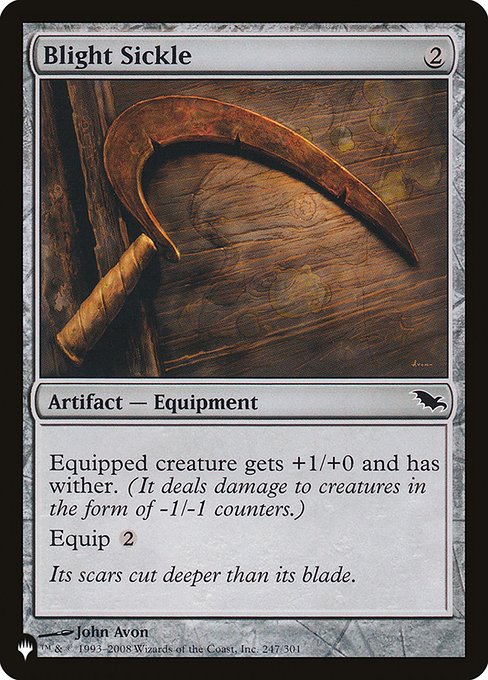 Blight Sickle (The List) Near Mint