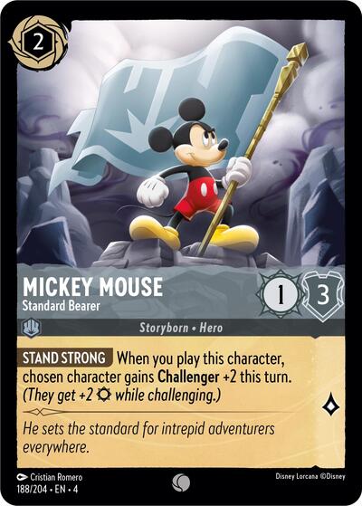 Mickey Mouse - Standard Bearer (Ursula's Return) Near Mint