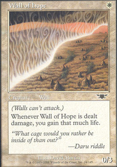 Wall of Hope (Legions) Medium Play Foil