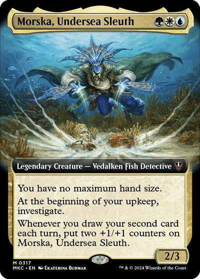 Morska, Undersea Sleuth (Extended Art) (Commander: Murders at Karlov Manor) Near Mint