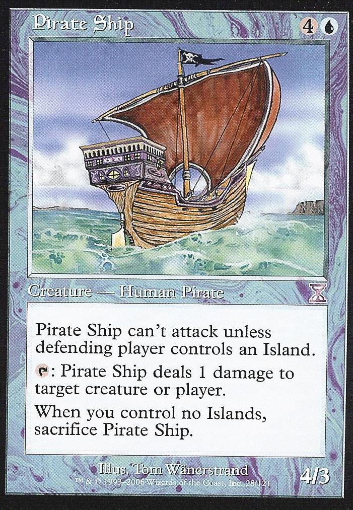 Pirate Ship (Time Spiral Time Shifted) Medium Play
