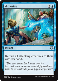 Aetherize (Duel Decks: Kiora vs Elspeth) Light Play