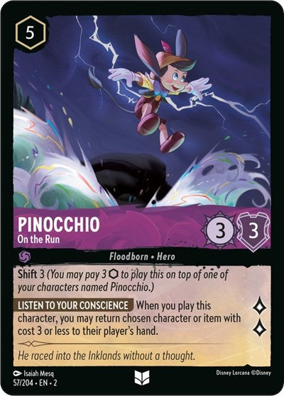 Pinocchio - On the Run (Rise of the Floodborn) Near Mint