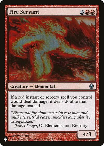 Fire Servant (The List) Light Play
