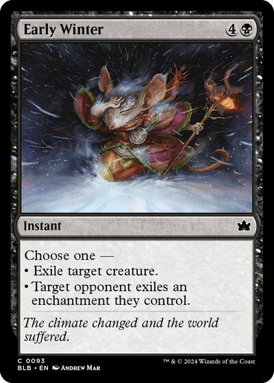 Early Winter (Bloomburrow) Near Mint Foil