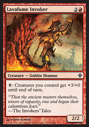 Lavafume Invoker (Rise of the Eldrazi) Damaged / Poor Foil