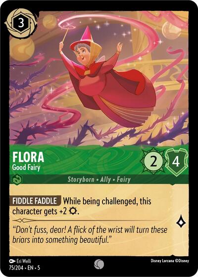 Flora - Good Fairy (Shimmering Skies) Near Mint Cold Foil