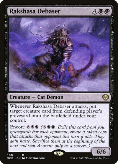 Rakshasa Debaser (Commander 2022 Starter Decks) Near Mint