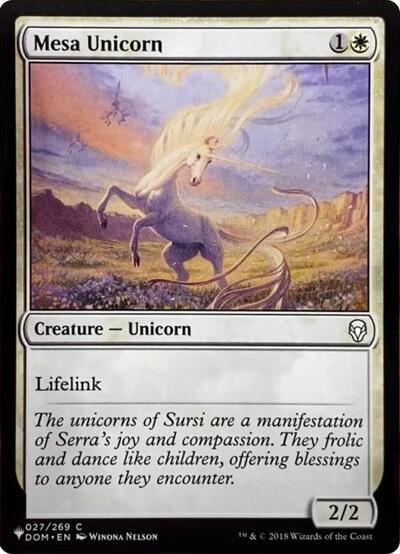 Mesa Unicorn|1|0|0.00