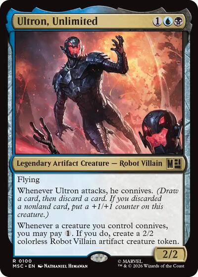 Ultron, Unlimited (Commander: Marvel Super Heroes) Light Play