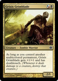 Grixis Grimblade (Alara Reborn) Medium Play Foil