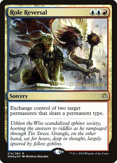 Role Reversal (Promos: Prerelease Cards) Near Mint Foil