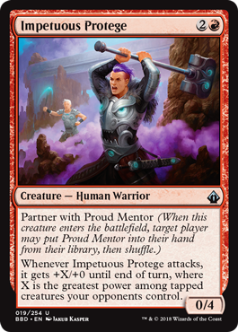 Impetuous Protege (Battlebond) Light Play