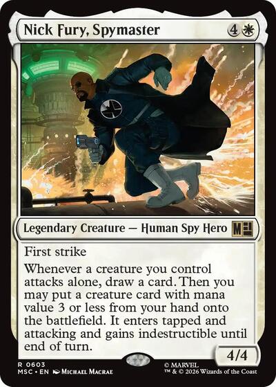 Nick Fury, Spymaster (Commander: Marvel Super Heroes) Near Mint