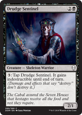 Drudge Sentinel (Dominaria) Light Play