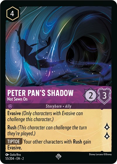 Peter Pan's Shadow - Not Sewn On (Rise of the Floodborn) Near Mint