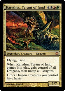 Karrthus, Tyrant of Jund (Alara Reborn) Light Play Foil