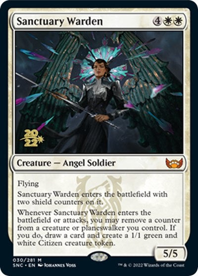 Sanctuary Warden (Promos: Prerelease Cards) Near Mint Foil