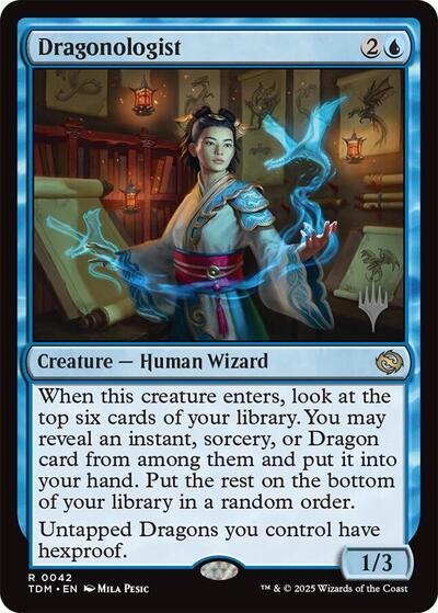 Dragonologist (Promo Pack: Tarkir: Dragonstorm) Near Mint