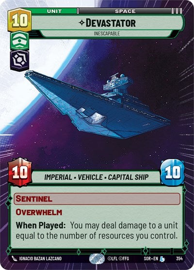 Devastator Inescapable (Hyperspace) (Spark of Rebellion) Near Mint