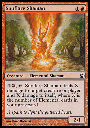 Sunflare Shaman (Morningtide) Light Play