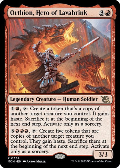 Orthion, Hero of Lavabrink (March of the Machine) Near Mint