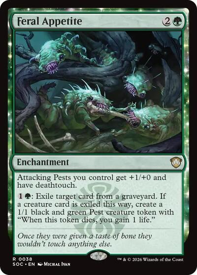 Feral Appetite (Commander: Secrets of Strixhaven) Near Mint