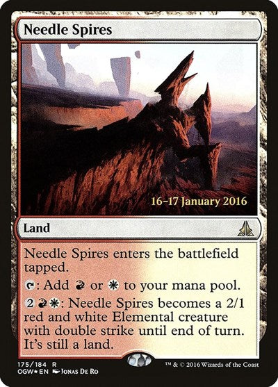 Needle Spires (Promos: Prerelease Cards) Light Play Foil