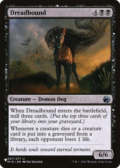 Dreadhound (The List) Near Mint