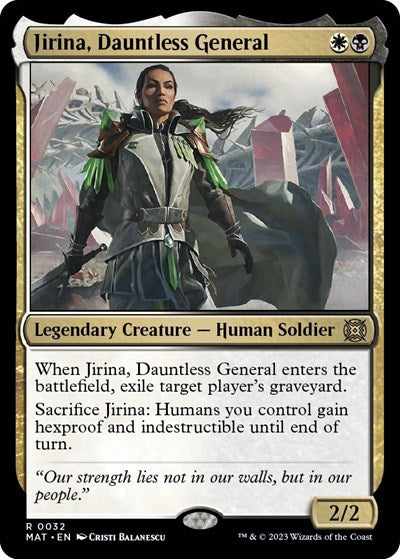 Jirina, Dauntless General (March of the Machine: The Aftermath) Near Mint Foil