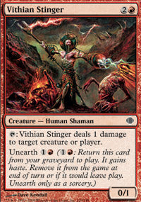 Vithian Stinger (Shards of Alara) Light Play Foil