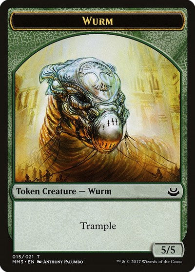 Wurm Token (Modern Masters 2017) Light Play