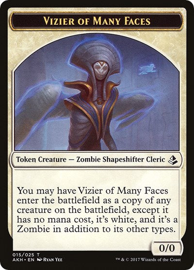 Vizier of Many Faces   Zombie Double Sided Token|0|0|0.00