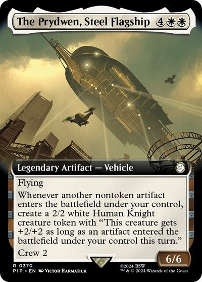 The Prydwen, Steel Flagship (Extended Art) (Universes Beyond: Fallout) Light Play