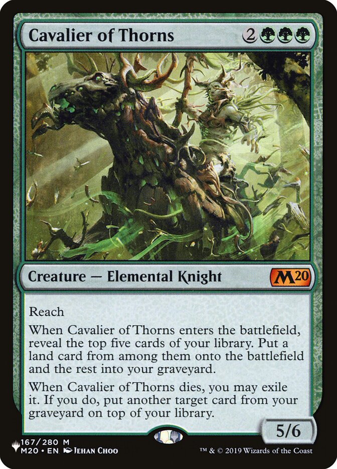 Cavalier of Thorns (The List) Medium Play