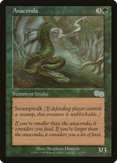Anaconda (Urza's Saga) Medium Play