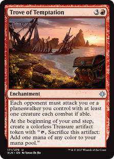 Trove of Temptation (Ixalan) Light Play Foil