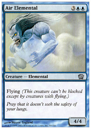 Air Elemental (8th Edition) Light Play