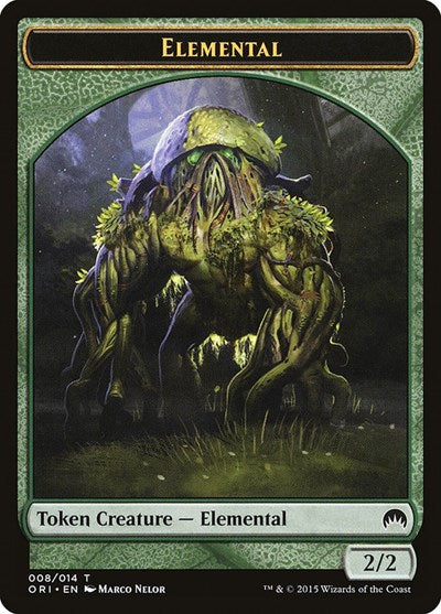 Elemental Token (Magic Origins) Light Play