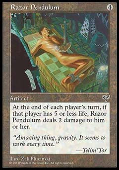 Razor Pendulum (Mirage) Near Mint