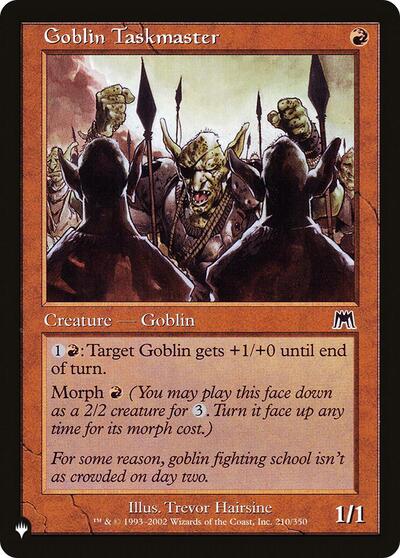 Goblin Taskmaster (The List) Light Play